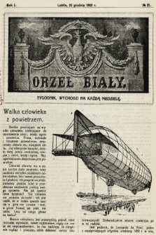 Orzeł Biały : tygodnik, wychodzi na każdą niedzielę. 1925, nr 51