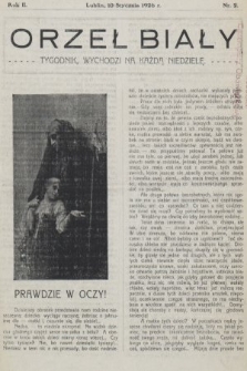 Orzeł Biały : tygodnik, wychodzi na każdą niedzielę. 1926, nr 2