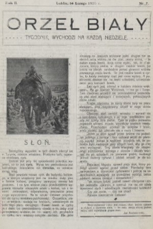 Orzeł Biały : tygodnik, wychodzi na każdą niedzielę. 1926, nr 7