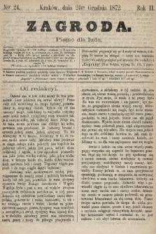 Zagroda : pismo dla ludu. 1872, nr 24