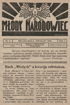 Młody Narodowiec. 1929, nr 4