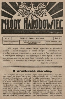 Młody Narodowiec. 1929, nr 5