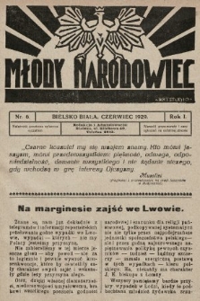 Młody Narodowiec. 1929, nr 6