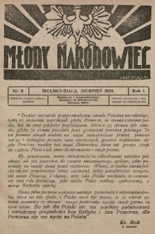 Młody Narodowiec. 1929, nr 8