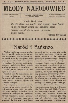 Młody Narodowiec. 1930, nr 4