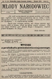 Młody Narodowiec. 1930, nr 9