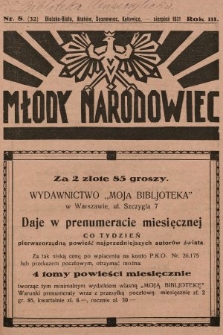Młody Narodowiec. 1931, nr 8