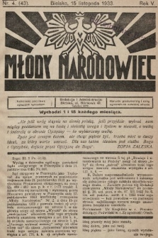 Młody Narodowiec. 1933, nr 4