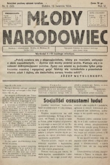 Młody Narodowiec. 1934, nr 8