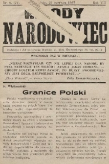 Młody Narodowiec. 1937, nr 6