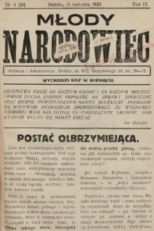 Młody Narodowiec. 1938, nr 4