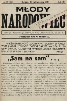 Młody Narodowiec. 1938, nr 10