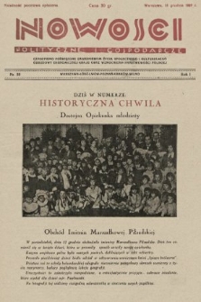 Nowości Polityczne i Gospodarcze : czasopismo poświęcone zagadnieniom życia społecznego i kulturalnego, odbudowy ekonomicznej kraju oraz wzmocnienia państwowości polskiej. 1927, nr 59