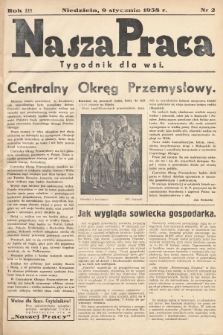 Nasza Praca : tygodnik dla wsi. 1938, nr  2