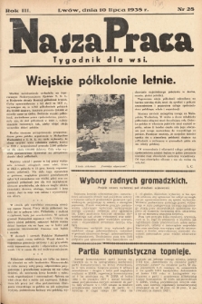 Nasza Praca : tygodnik dla wsi. 1938, nr  28