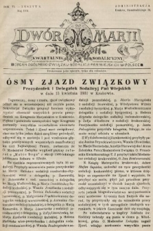 Dwór Marji : kwartalnik sodalicyjny : organ ogólnego Związku Sodalicji Pań Wiejskich w Polsce. 1930/1931, nr 3