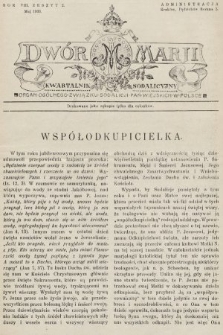 Dwór Marji : kwartalnik sodalicyjny : organ ogólnego Związku Sodalicji Pań Wiejskich w Polsce. 1933, nr 2