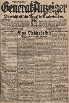 General-Anzeiger für Schlesien und Posen : oberschlesische Neuste Nachrichten. 1929, nr 256