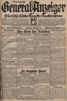 General-Anzeiger für Schlesien und Posen : oberschlesische Neuste Nachrichten. 1929, nr 260