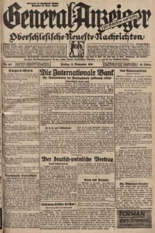 General-Anzeiger für Schlesien und Posen : oberschlesische Neuste Nachrichten. 1929, nr 267