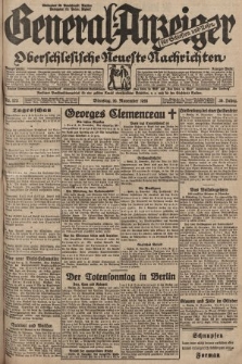 General-Anzeiger für Schlesien und Posen : oberschlesische Neuste Nachrichten. 1929, nr 275