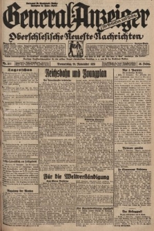 General-Anzeiger für Schlesien und Posen : oberschlesische Neuste Nachrichten. 1929, nr 277
