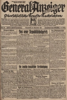 General-Anzeiger für Schlesien und Posen : oberschlesische Neuste Nachrichten. 1929, nr 279