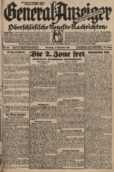 General-Anzeiger für Schlesien und Posen : oberschlesische Neuste Nachrichten. 1929, nr 281