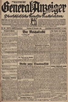 General-Anzeiger für Schlesien und Posen : oberschlesische Neuste Nachrichten. 1929, nr 298