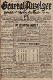 General-Anzeiger für Schlesien und Posen : oberschlesische Neuste Nachrichten. 1929, nr 299