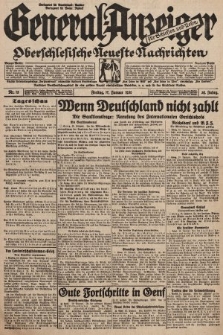 General-Anzeiger für Schlesien und Posen : oberschlesische Neuste Nachrichten. 1930, nr 13