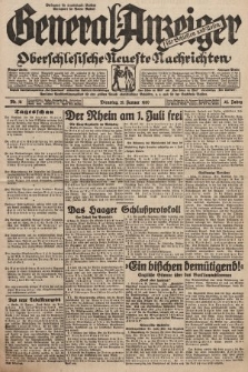 General-Anzeiger für Schlesien und Posen : oberschlesische Neuste Nachrichten. 1930, nr 16