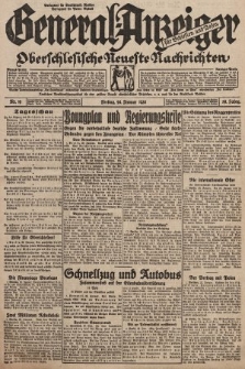 General-Anzeiger für Schlesien und Posen : oberschlesische Neuste Nachrichten. 1930, nr 19