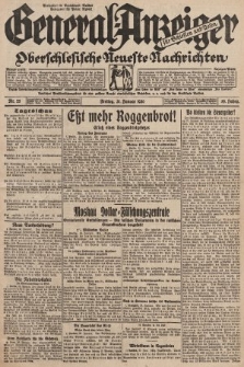 General-Anzeiger für Schlesien und Posen : oberschlesische Neuste Nachrichten. 1930, nr 25