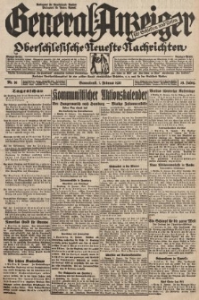 General-Anzeiger für Schlesien und Posen : oberschlesische Neuste Nachrichten. 1930, nr 26