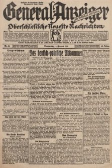 General-Anzeiger für Schlesien und Posen : oberschlesische Neuste Nachrichten. 1930, nr 30