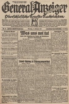 General-Anzeiger für Schlesien und Posen : oberschlesische Neuste Nachrichten. 1930, nr 39