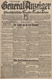 General-Anzeiger für Schlesien und Posen : oberschlesische Neuste Nachrichten. 1930, nr 40