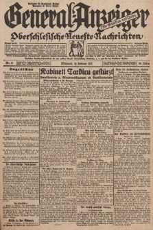 General-Anzeiger für Schlesien und Posen : oberschlesische Neuste Nachrichten. 1930, nr 41