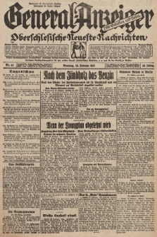 General-Anzeiger für Schlesien und Posen : oberschlesische Neuste Nachrichten. 1930, nr 45