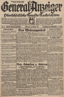 General-Anzeiger für Schlesien und Posen : oberschlesische Neuste Nachrichten. 1930, nr 47