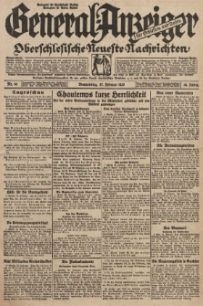 General-Anzeiger für Schlesien und Posen : oberschlesische Neuste Nachrichten. 1930, nr 48
