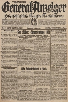 General-Anzeiger für Schlesien und Posen : oberschlesische Neuste Nachrichten. 1930, nr 50