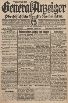 General-Anzeiger für Schlesien und Posen : oberschlesische Neuste Nachrichten. 1930, nr 54