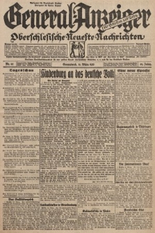 General-Anzeiger für Schlesien und Posen : oberschlesische Neuste Nachrichten. 1930, nr 62