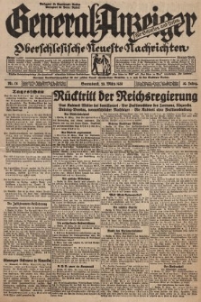 General-Anzeiger für Schlesien und Posen : oberschlesische Neuste Nachrichten. 1930, nr 74