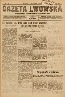 Gazeta Lwowska. 1923, nr 21