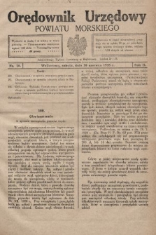 Orędownik Urzędowy Powiatu Morskiego. 1928, nr 26