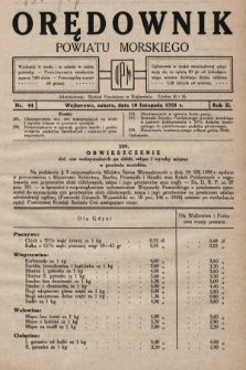 Orędownik Powiatu Morskiego. 1928, nr 44
