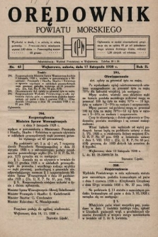 Orędownik Powiatu Morskiego. 1928, nr 45